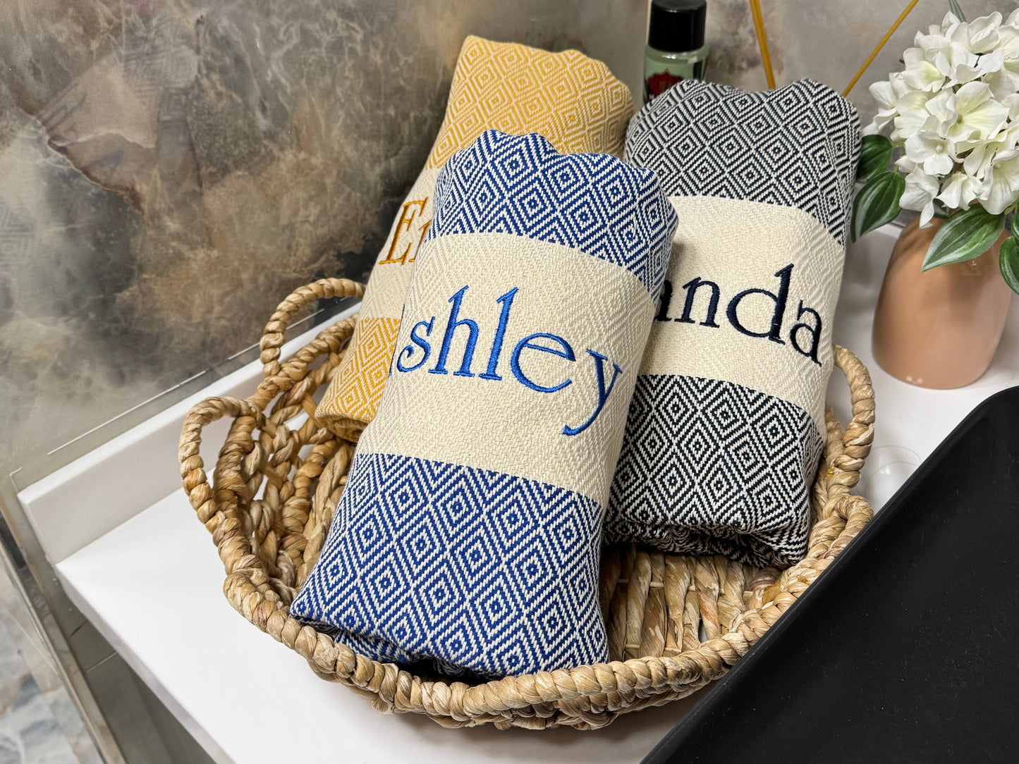 Personalized Beach Towel for Bachelorette Party