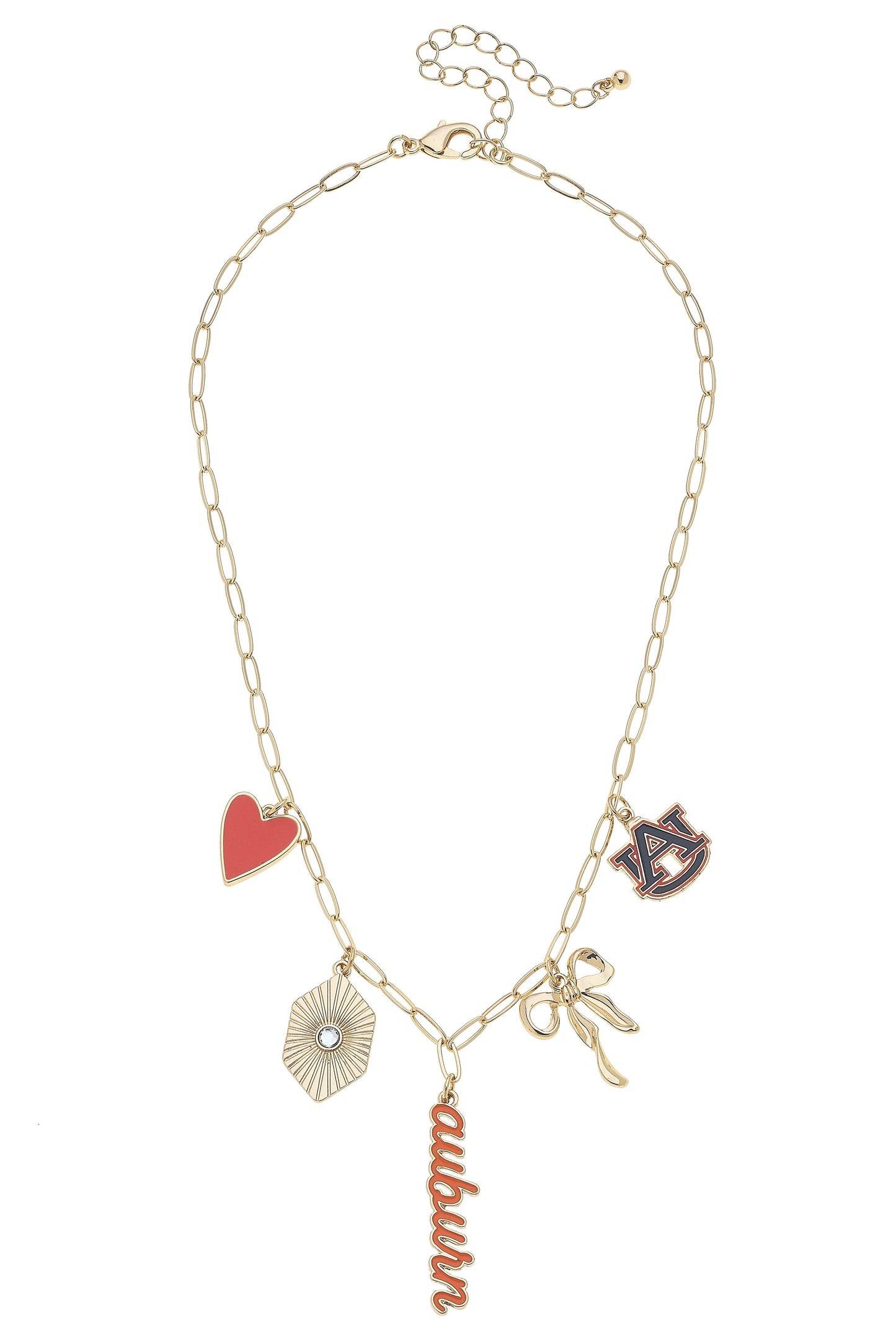 Auburn Charm Collector Necklace