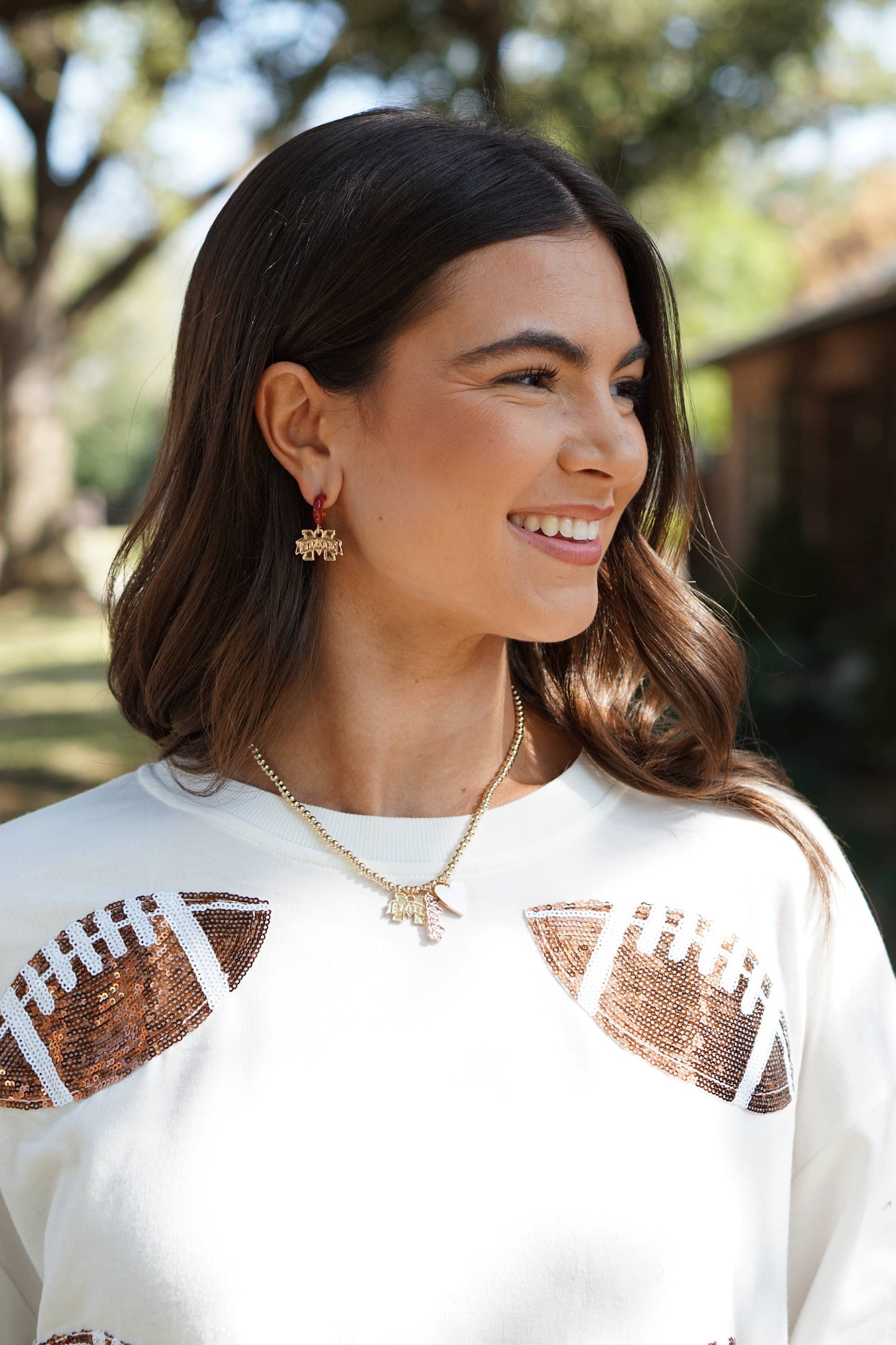 Mississippi State Huggie Earrings