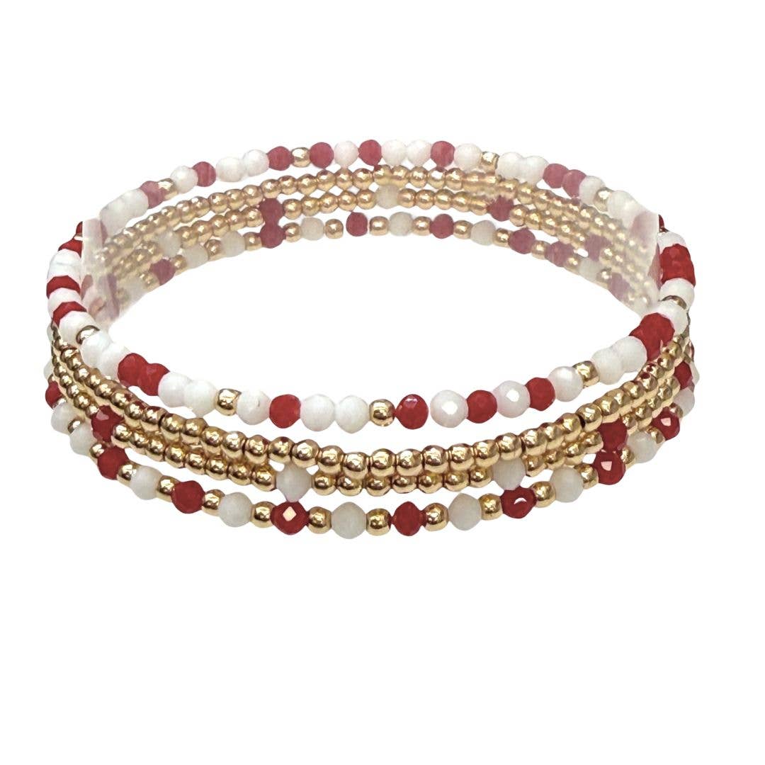 Gameday Beaded Bracelet