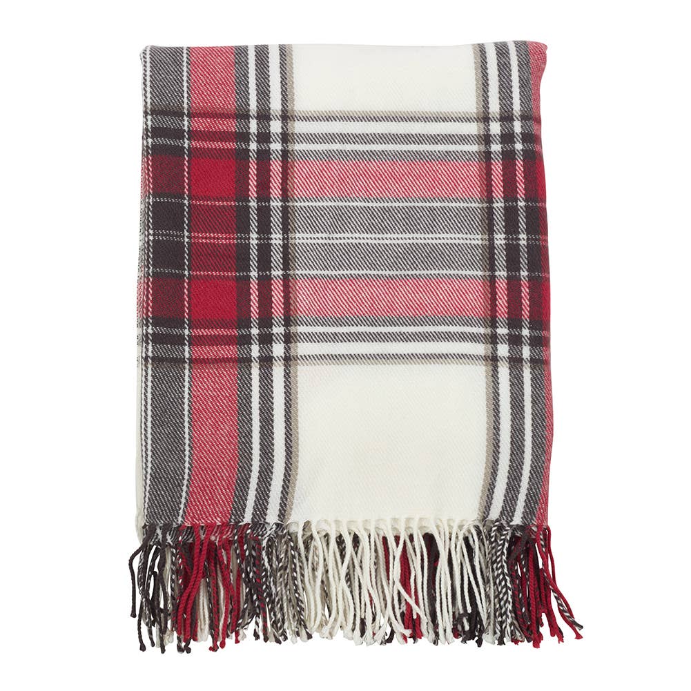 Classic Plaid Throw Blanket