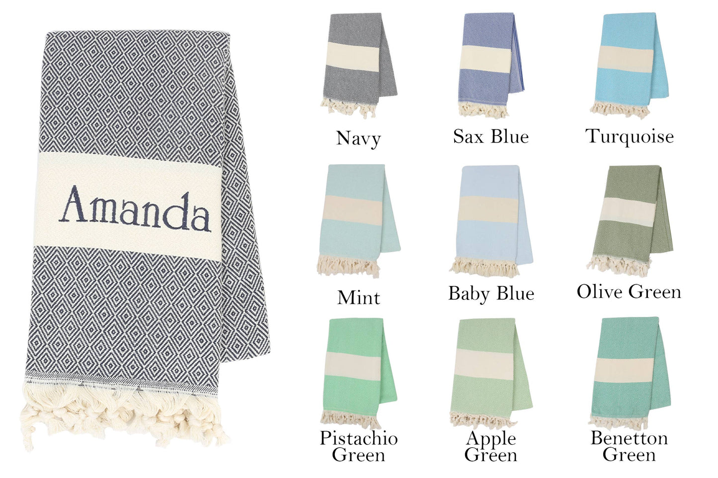 Personalized Beach Towel for Bachelorette Party