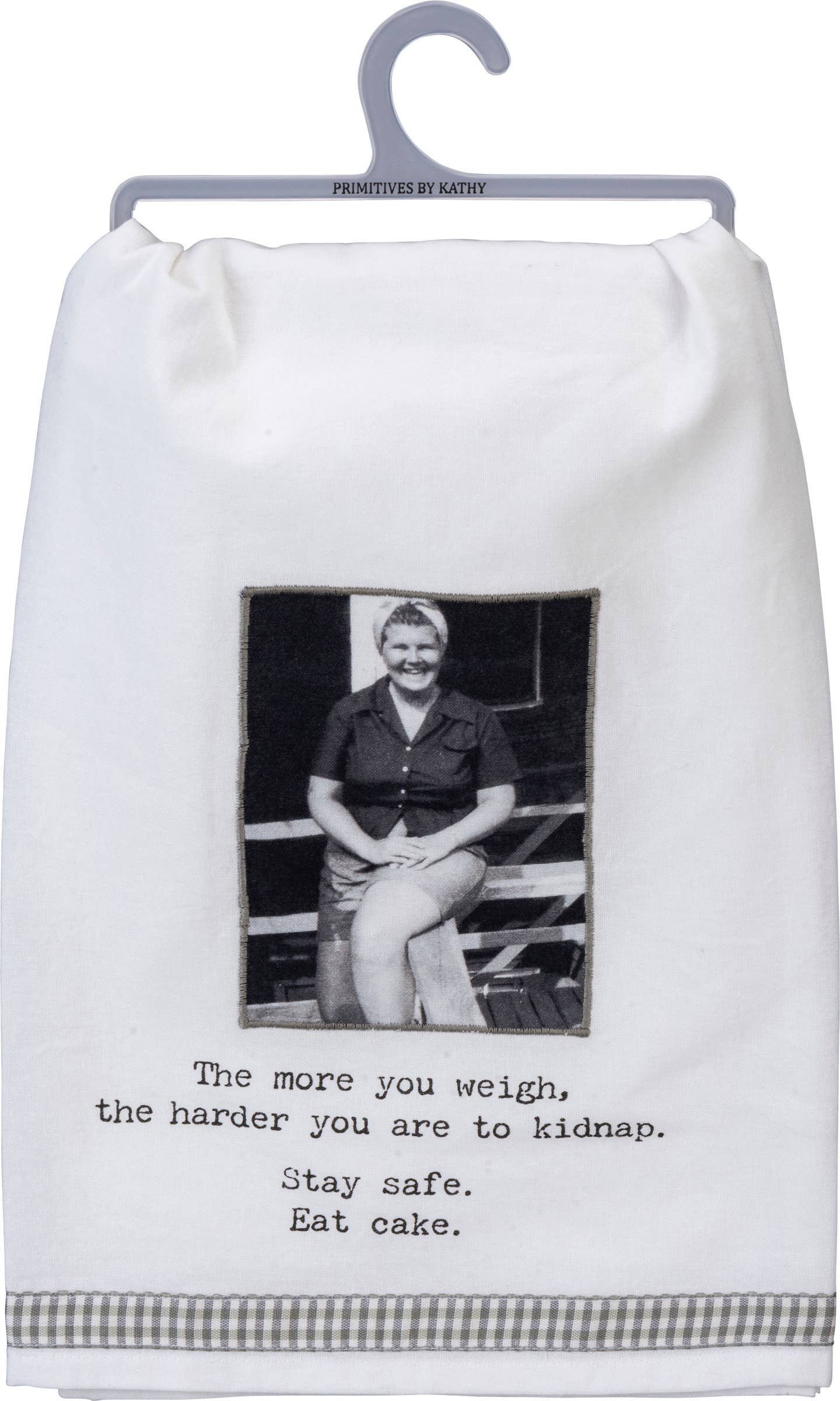 Stay Safe Eat Cake Kitchen Towel