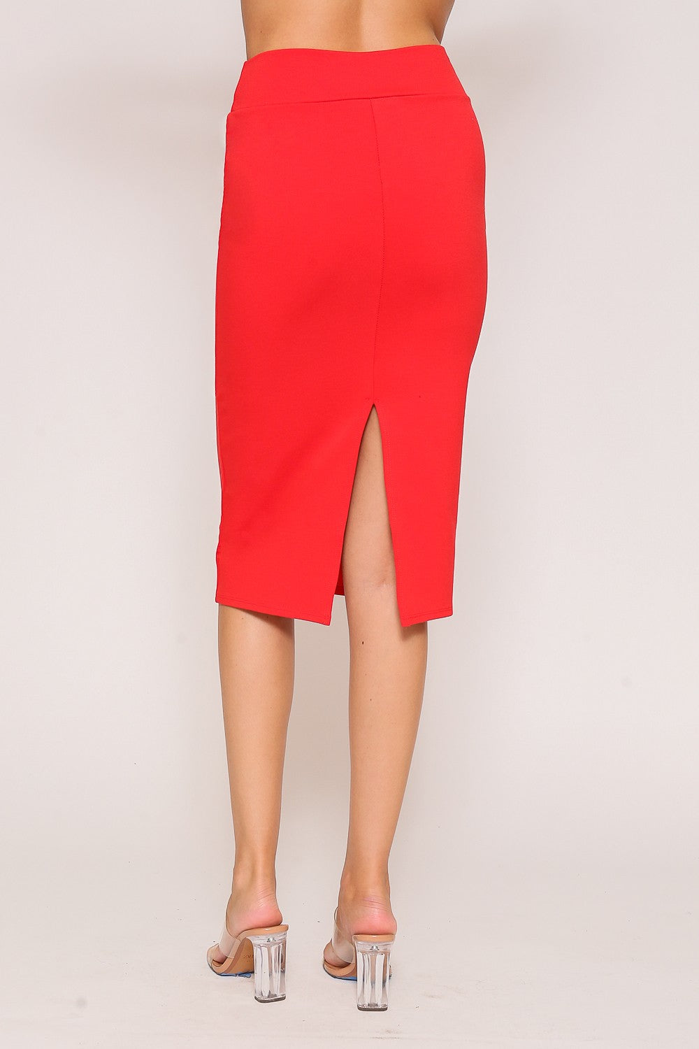 High Waisted Pencil Skirt