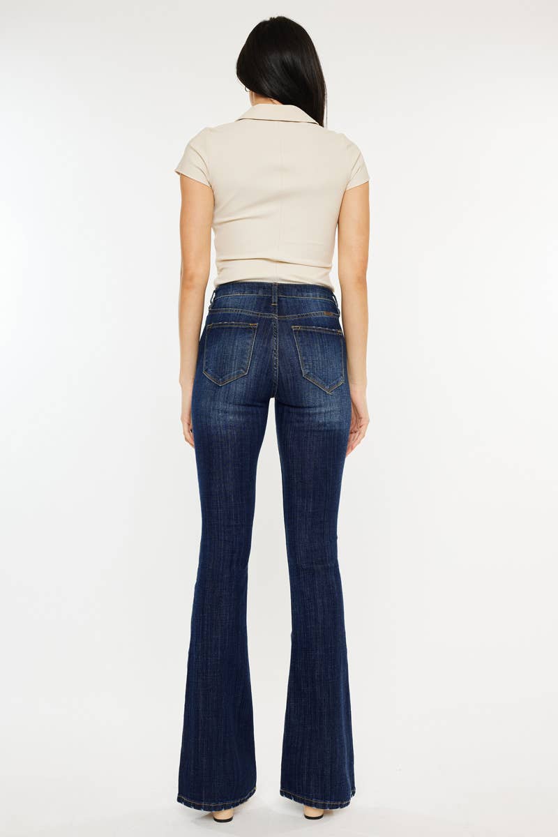 MID RISE FLARE JEANS