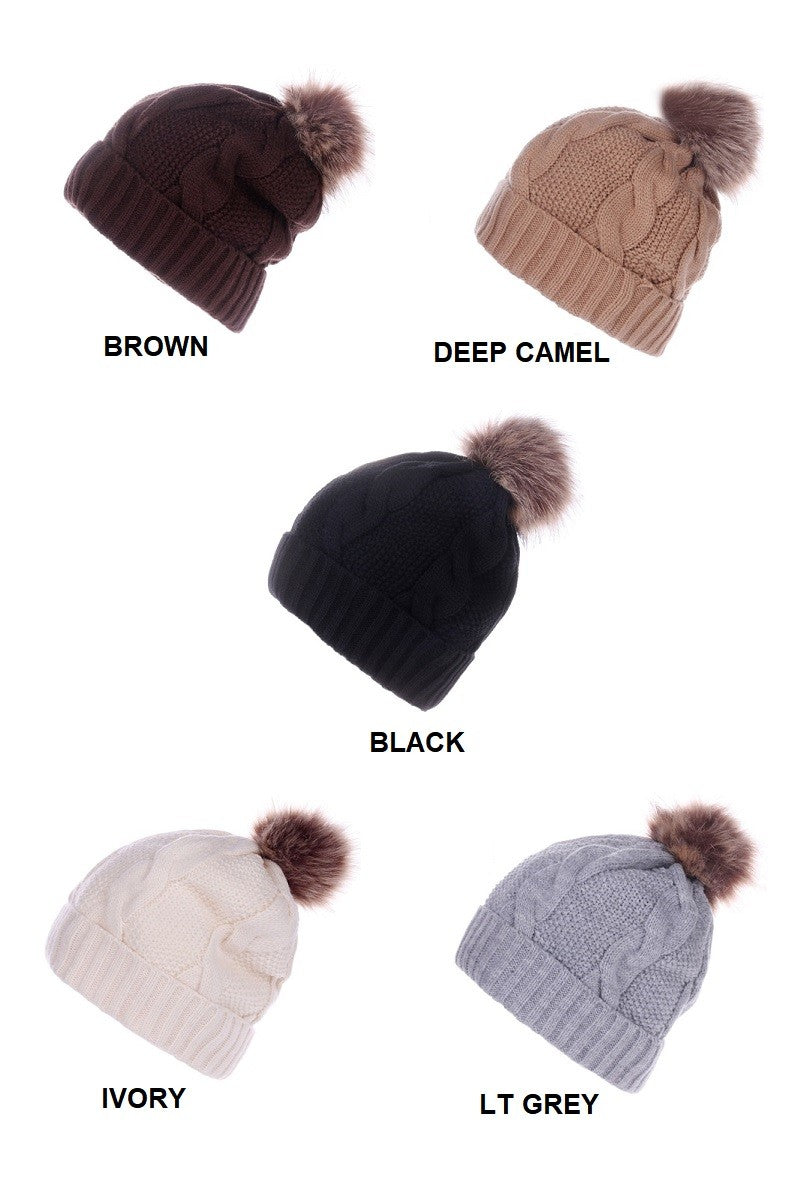 Cable Knit Beanie