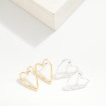 Hallow Heart Earring