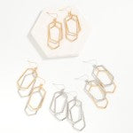 Nesting Hexagon Earrings