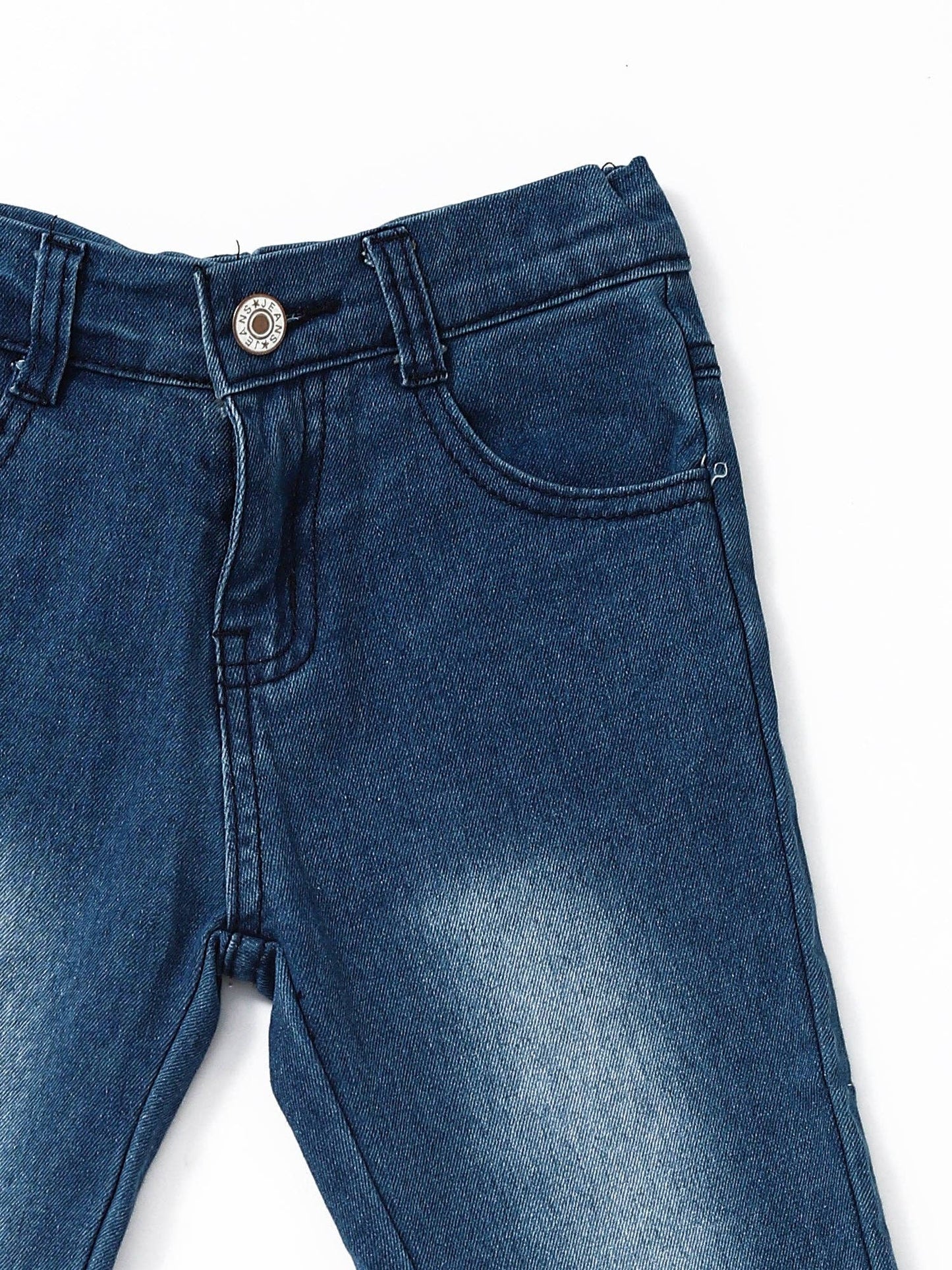 Double Layer Bell Bottom Jeans
