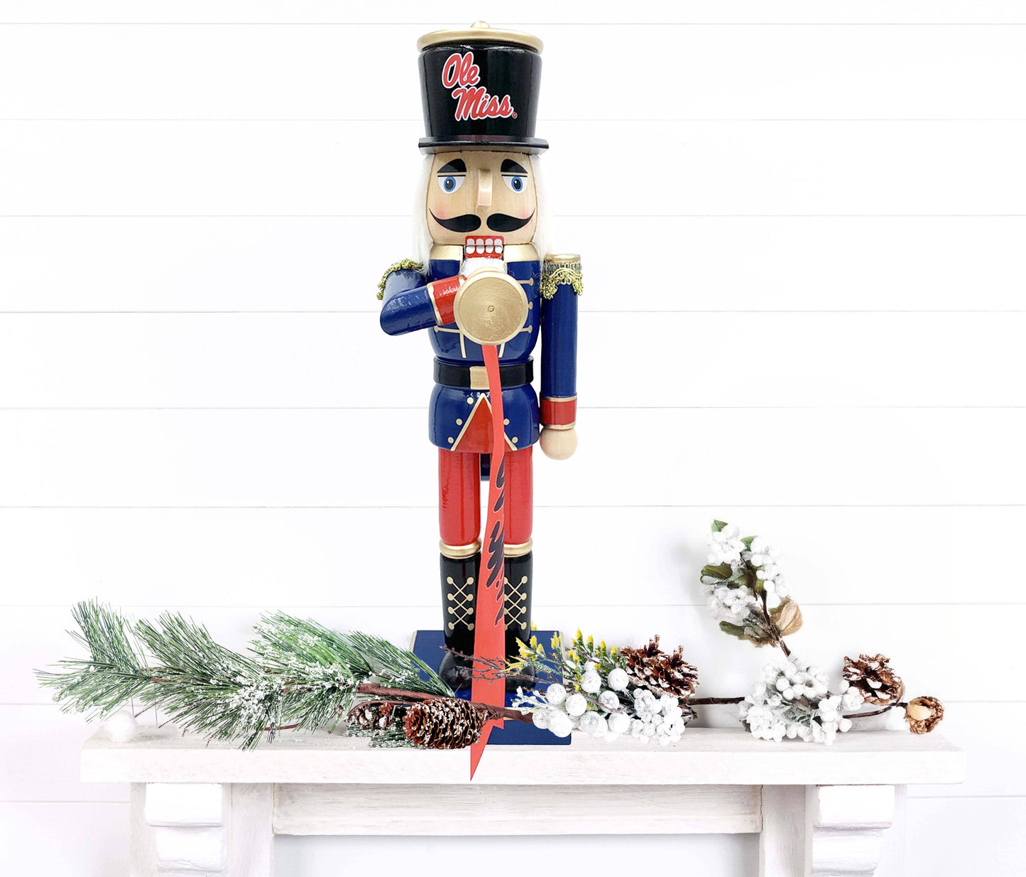 14" Ole Miss Bugler Nutcracker
