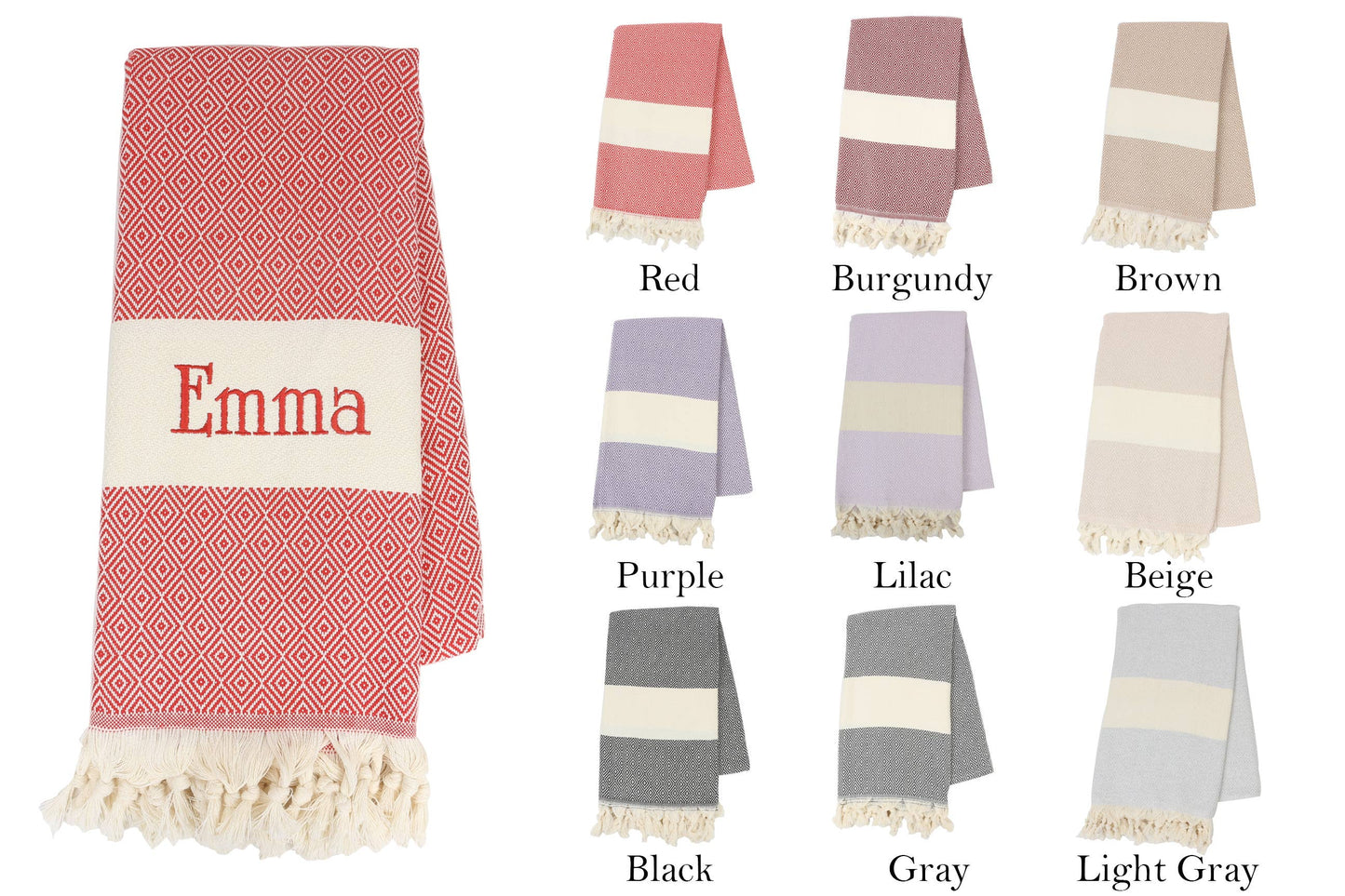 Personalized Beach Towel for Bachelorette Party