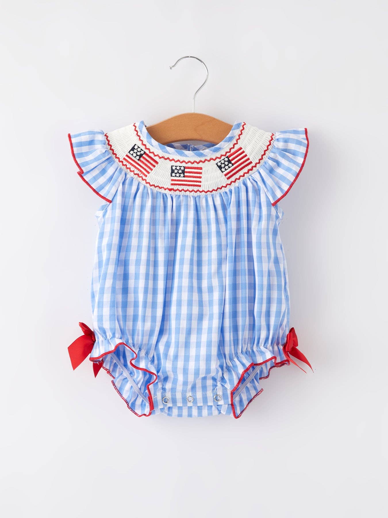Flag Smocked Bubble