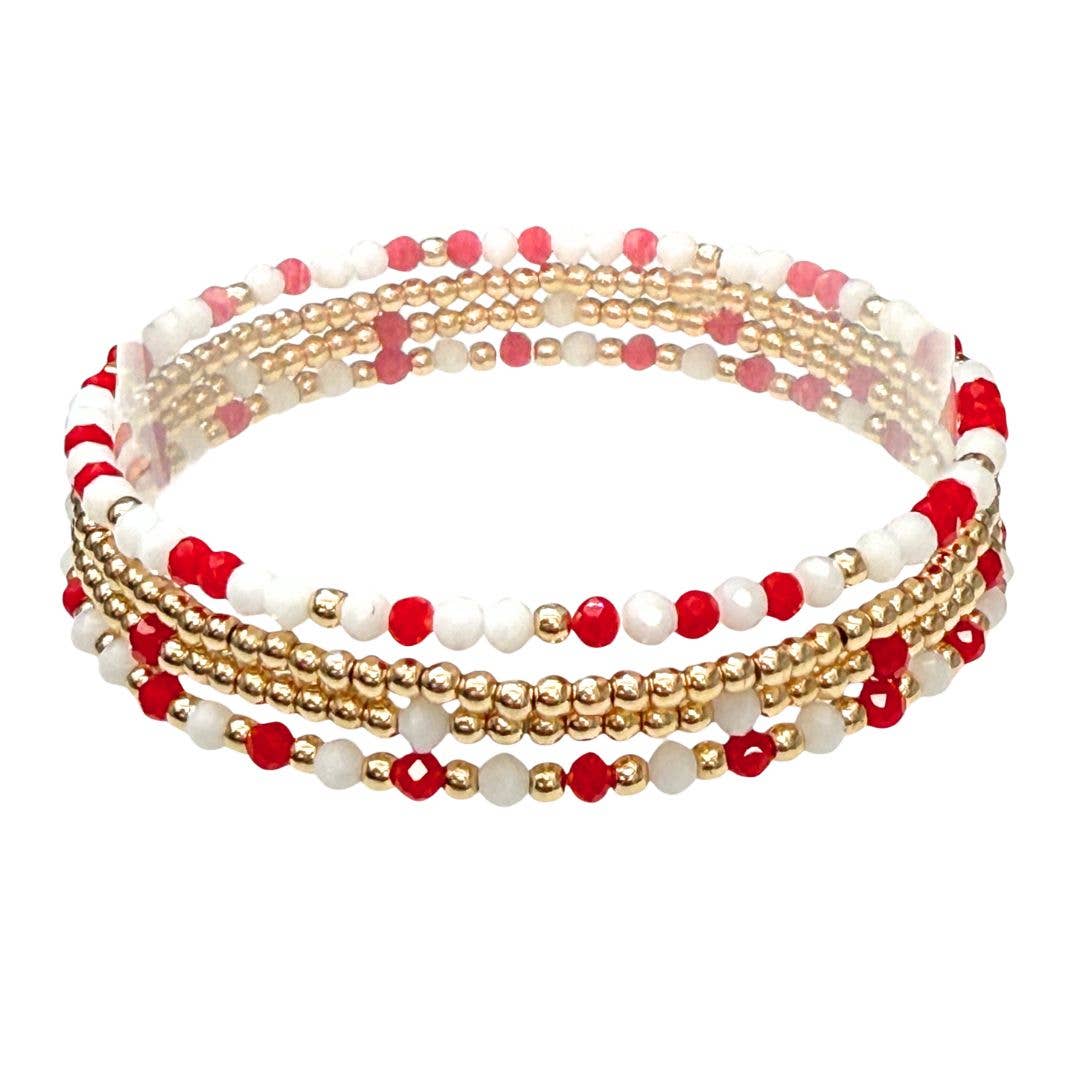 Gameday Beaded Bracelet