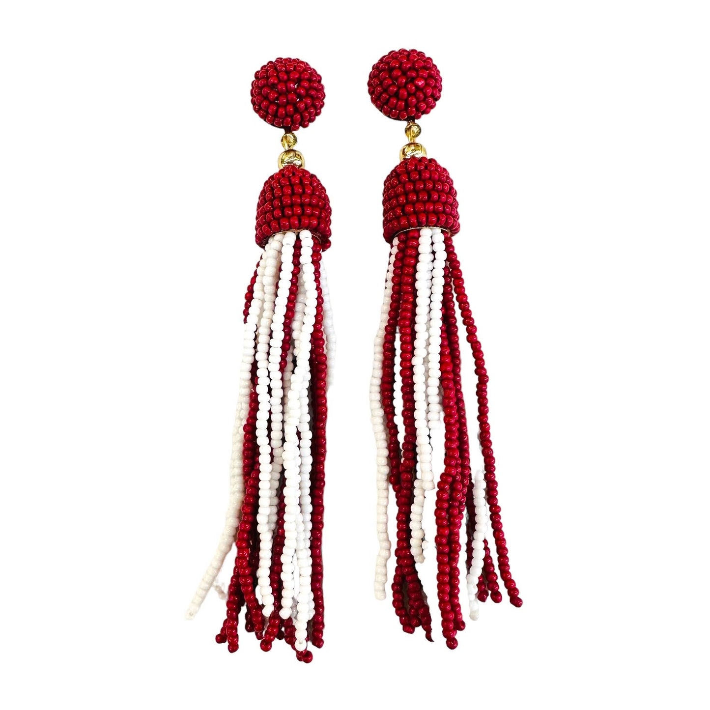 Game Day Beaded Earrings