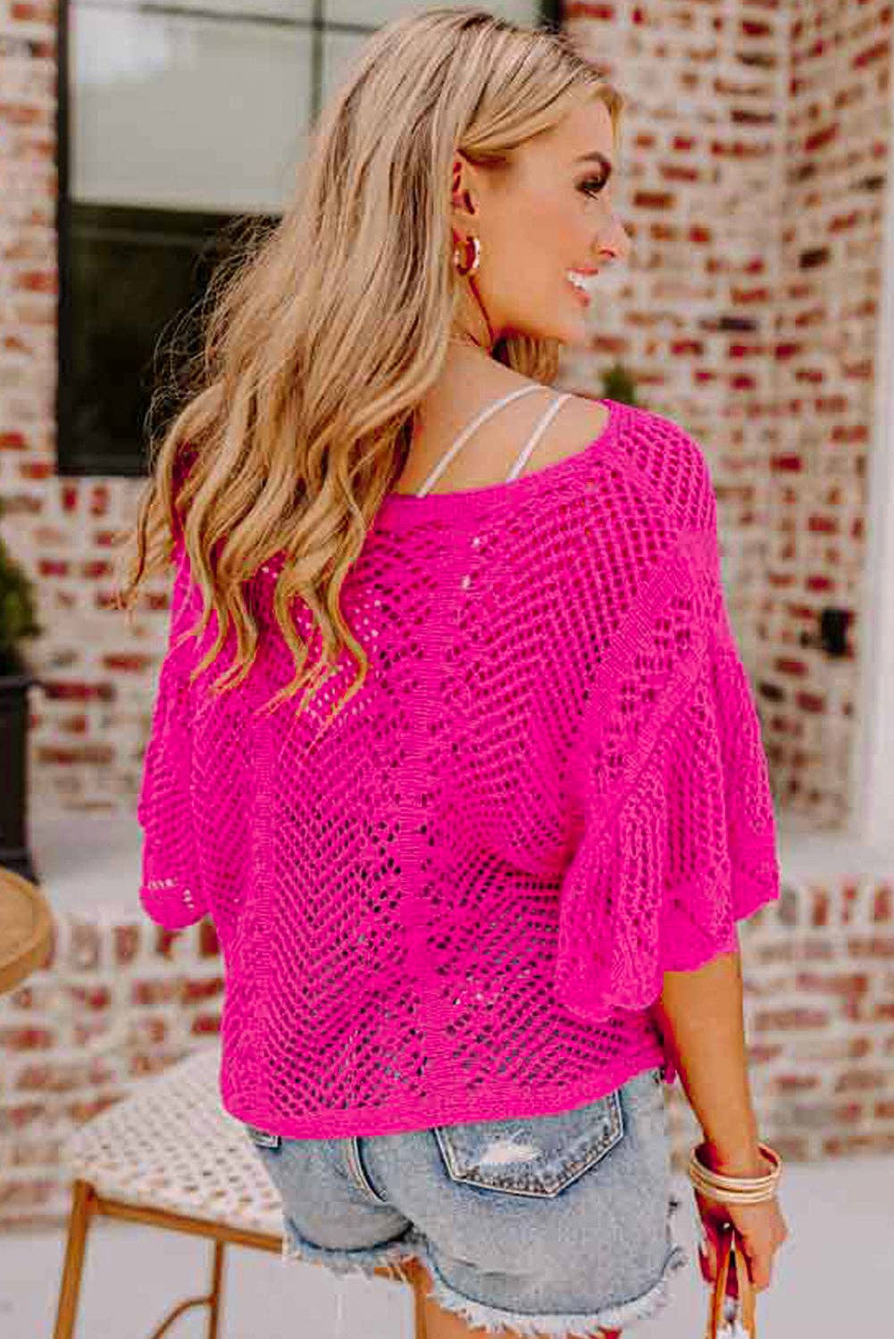 Knit Scallop Edge Top