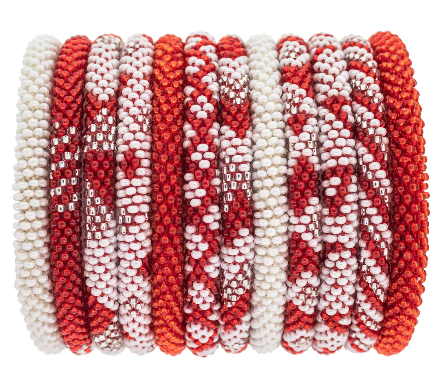 Roll-On® Bracelet Red and White