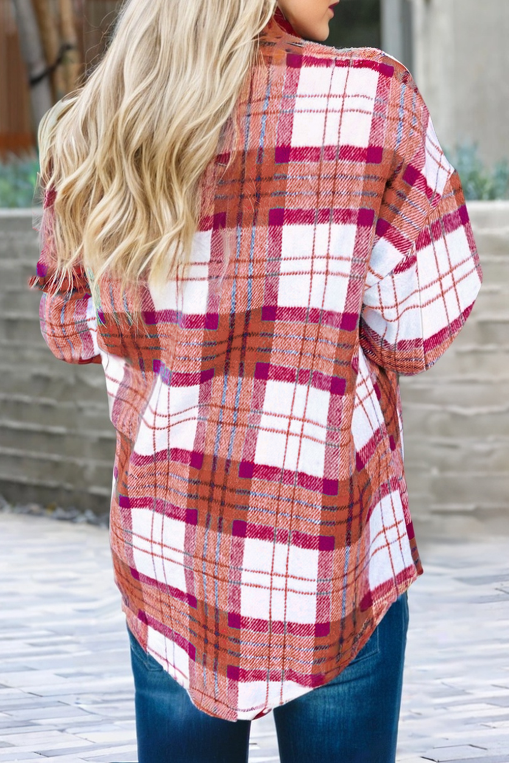 Christmas Plaid Flannel Shacket