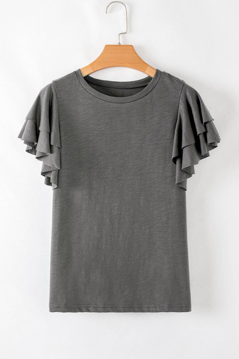 Layered Ruffle Sleeve Top