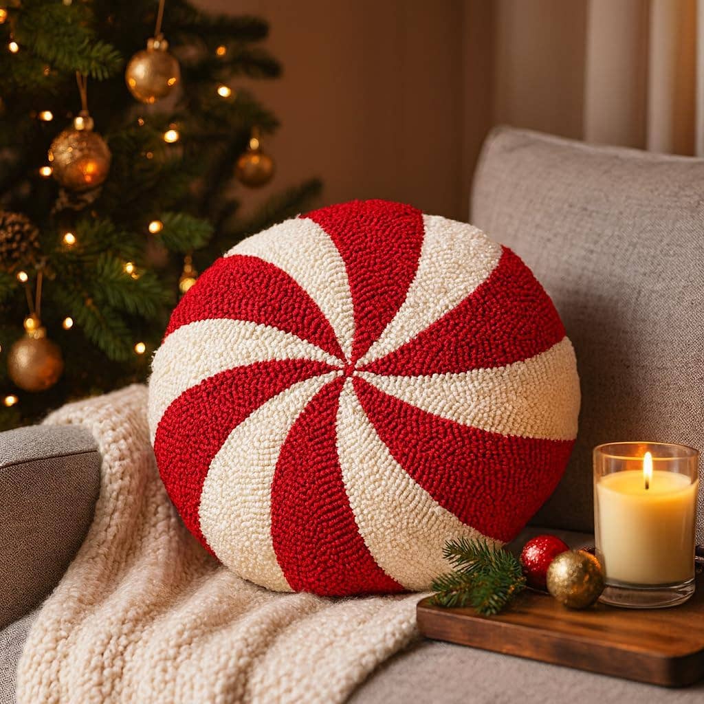 Candy Cane Pillow