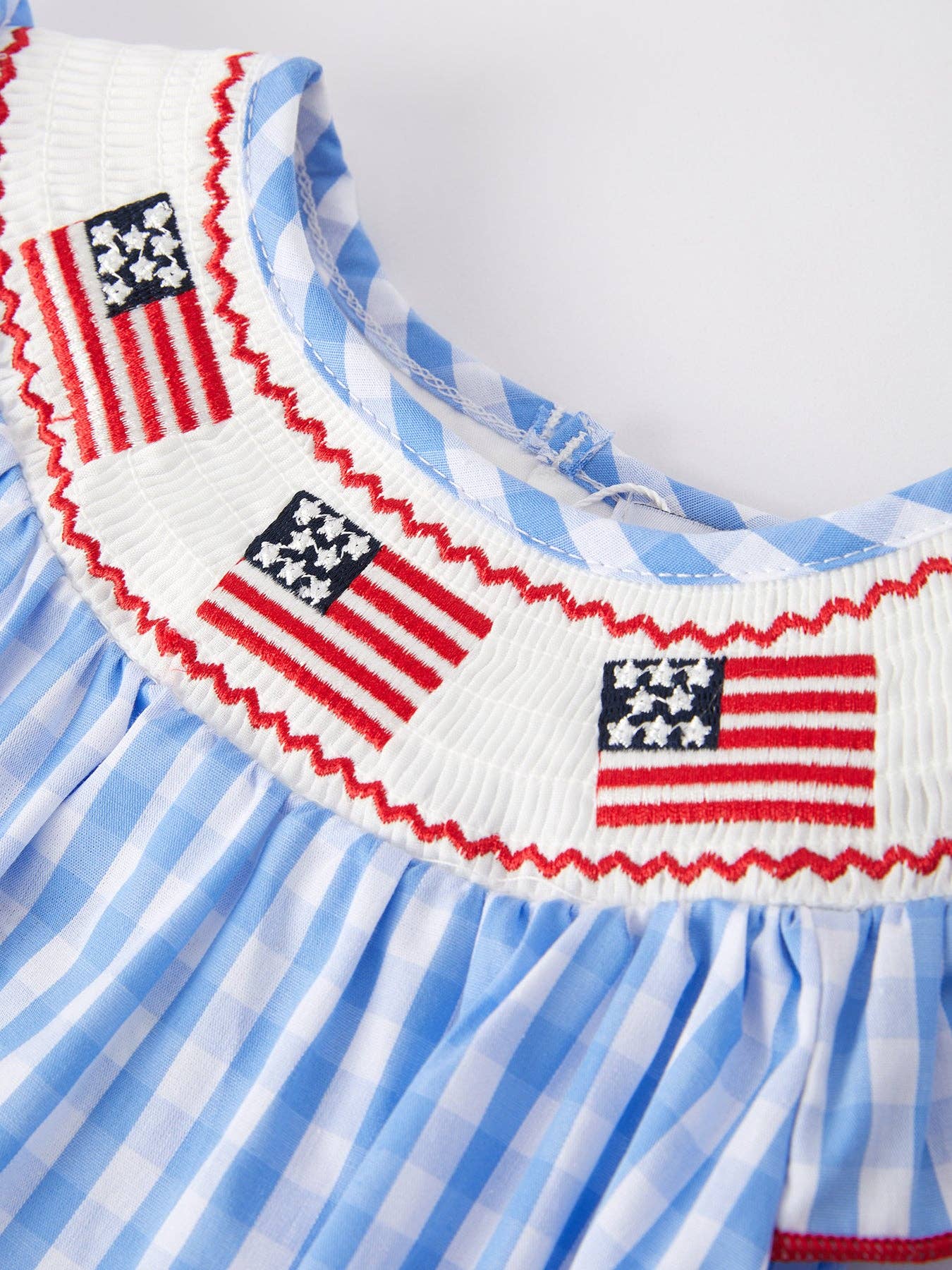 Flag Smocked Bubble