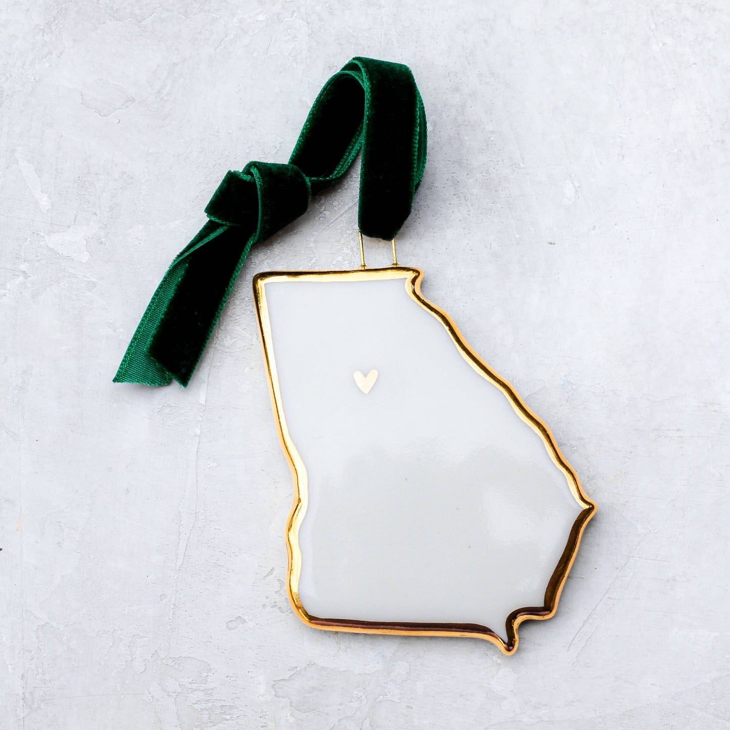 Georgia Porcelain Ornament