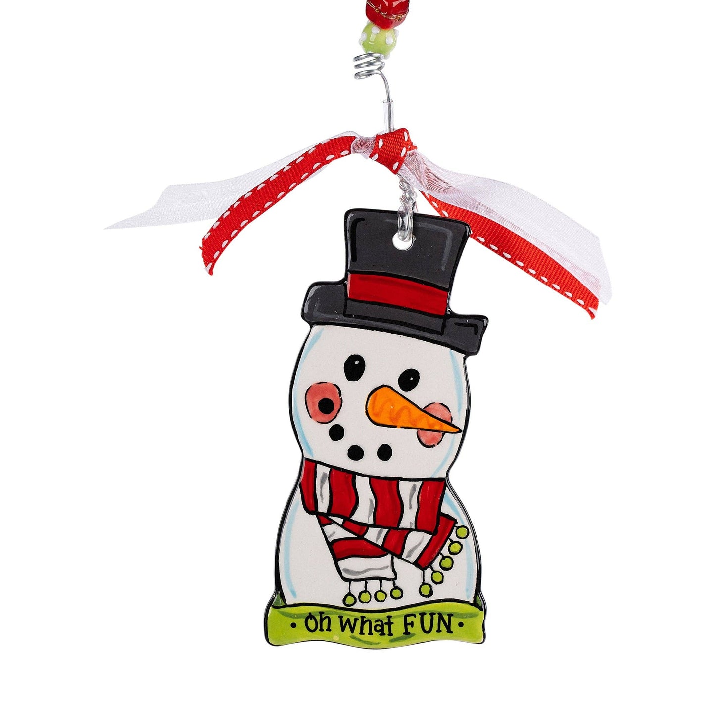 Snowman Flat Ornament