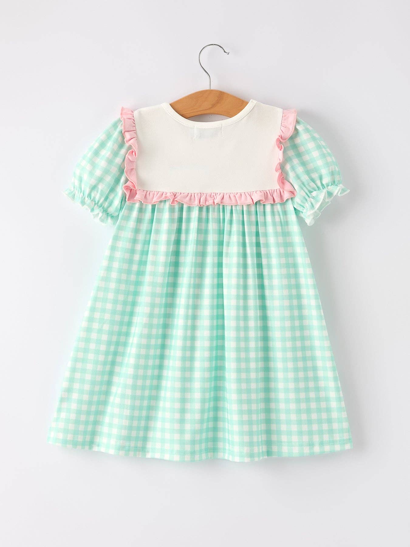 Aqua Pumpkin Flowers Dress
