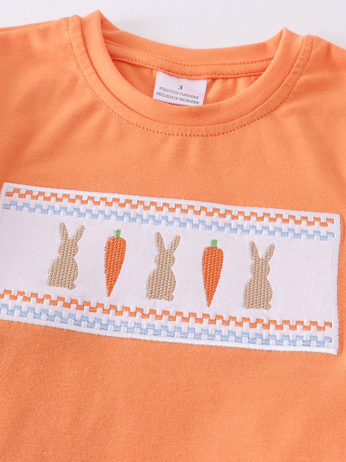 Orange Easter Rabbit Boy Set