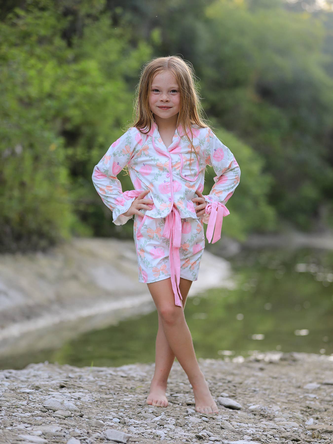 Mommy & Me Pumpkin PJ Set