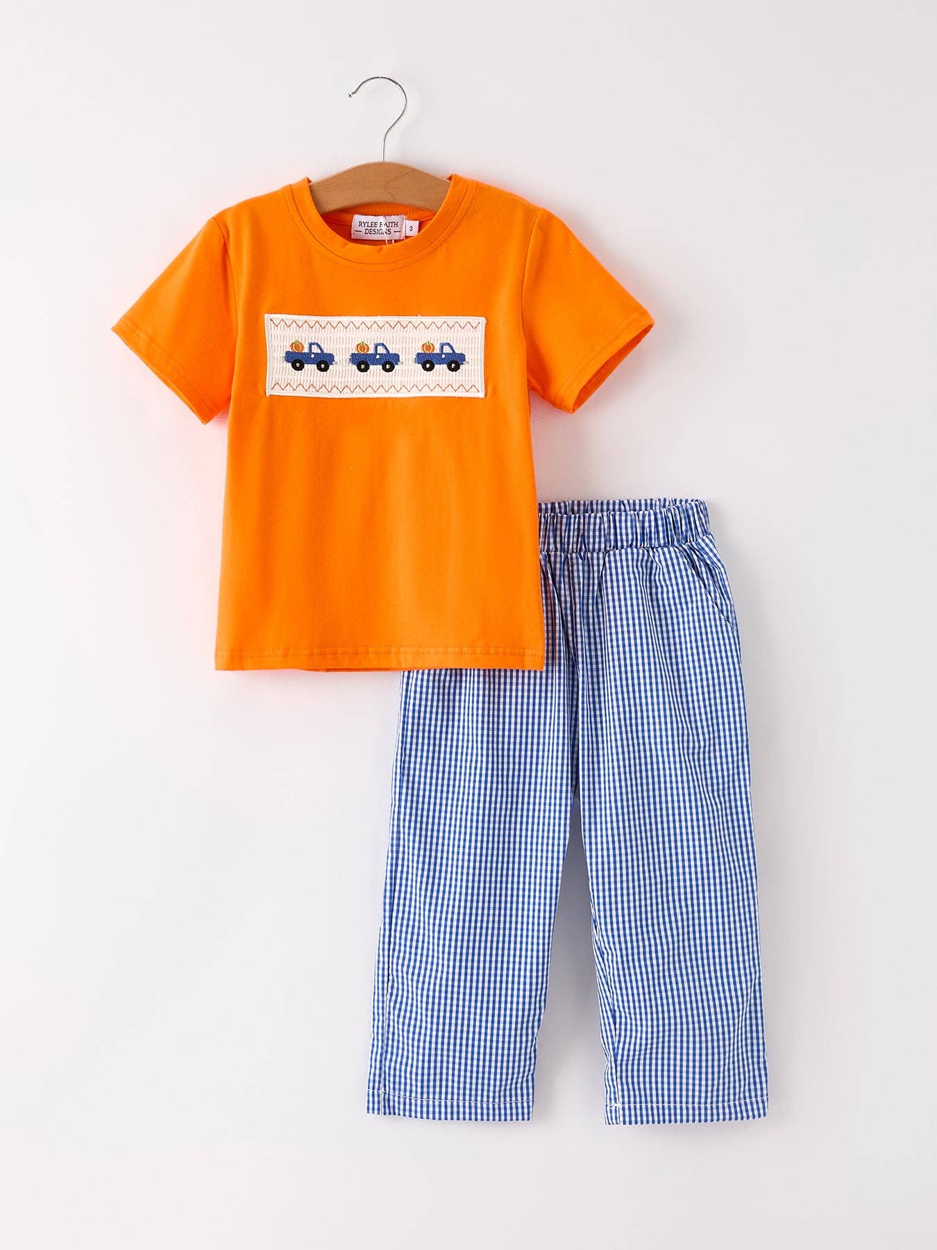 Truck Smocked 2pc Set