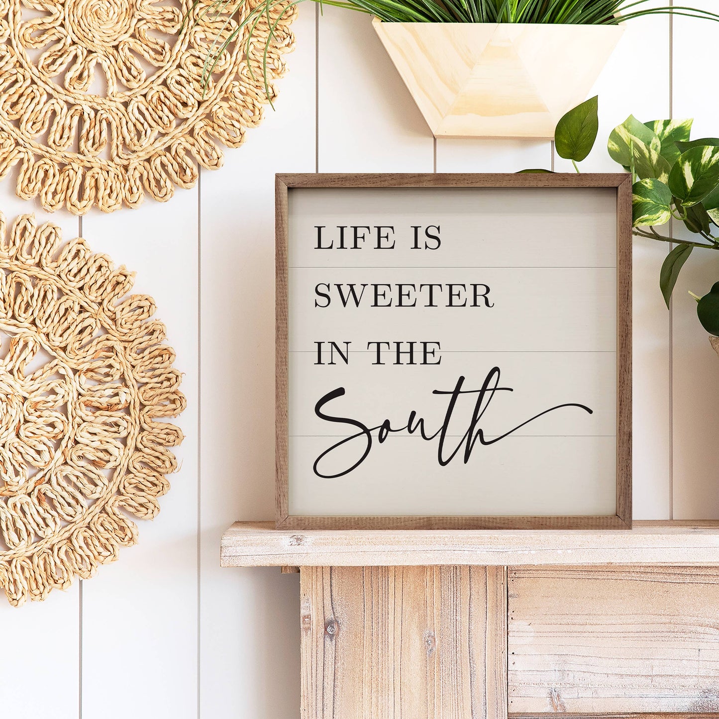 Life Is Sweeter In The South White