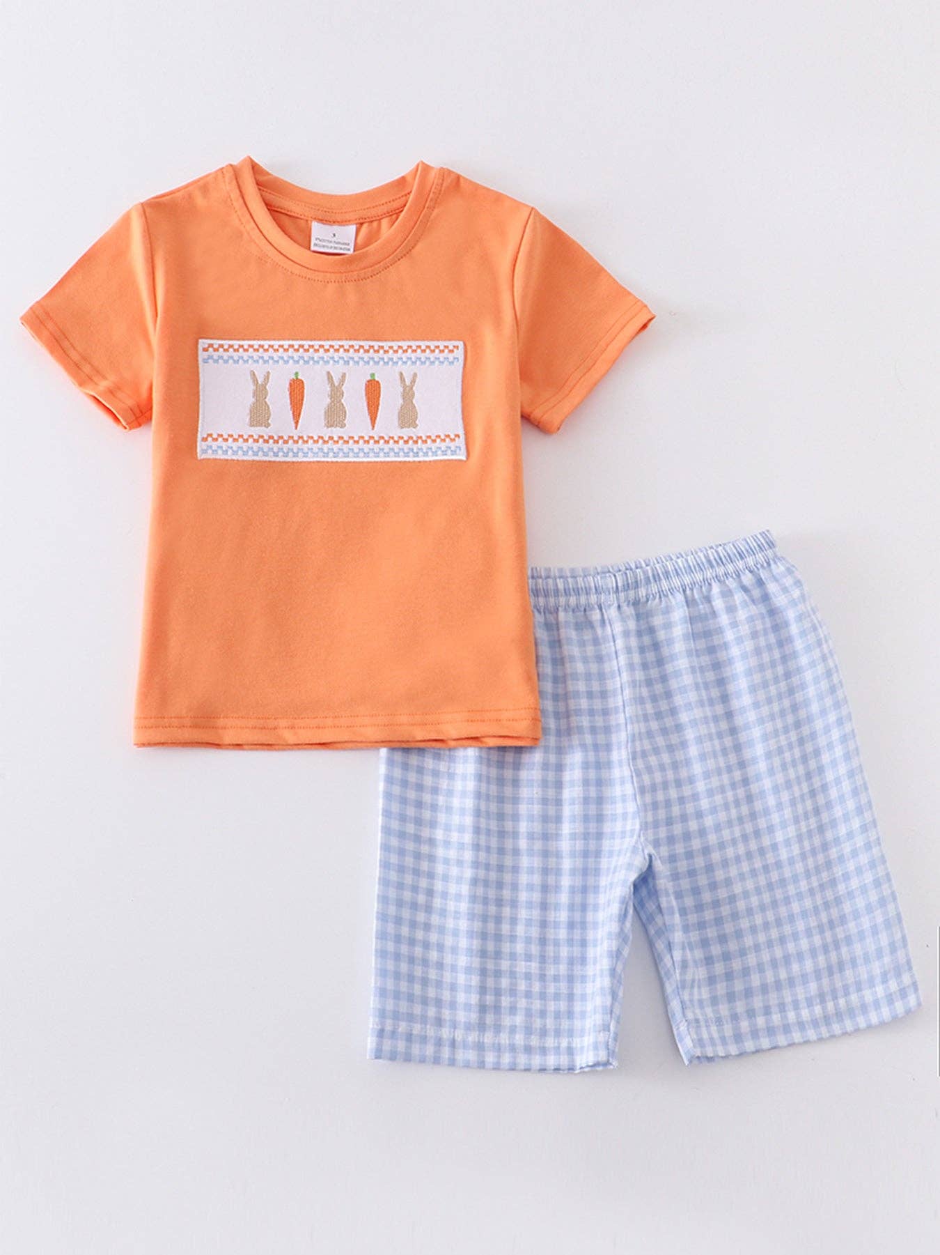 Orange Easter Rabbit Boy Set