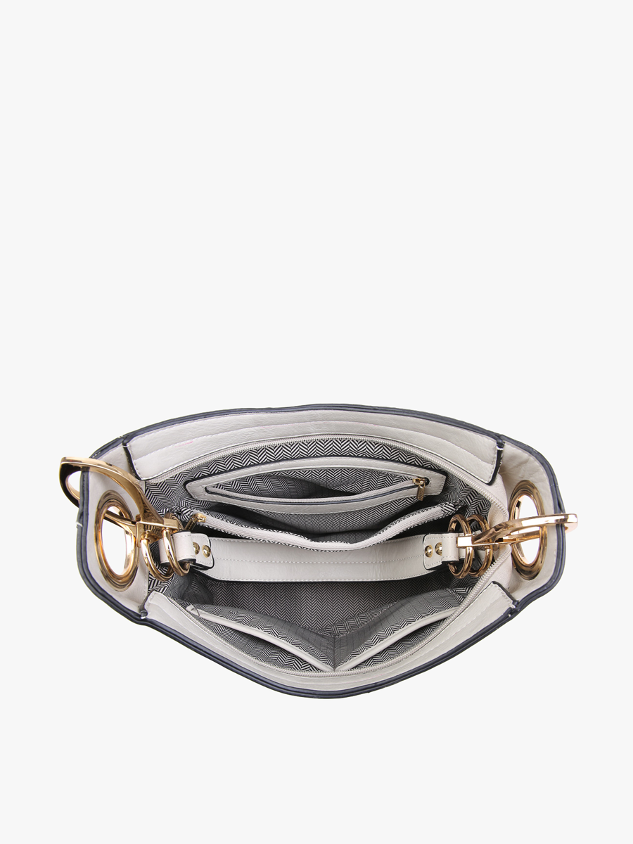 Rochelle Crocodile Hobo Bag-Vegan