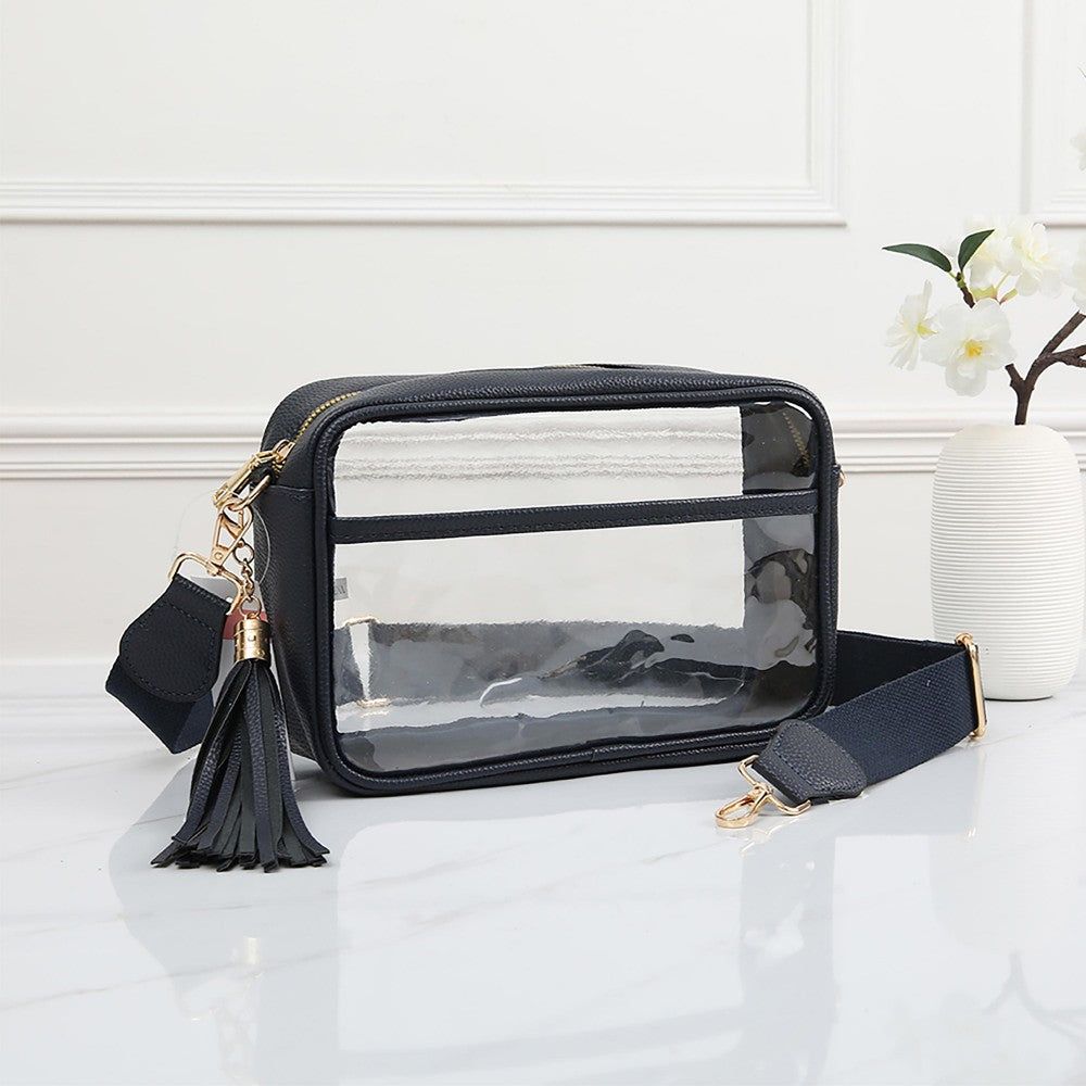Clear Crossbody with pocket