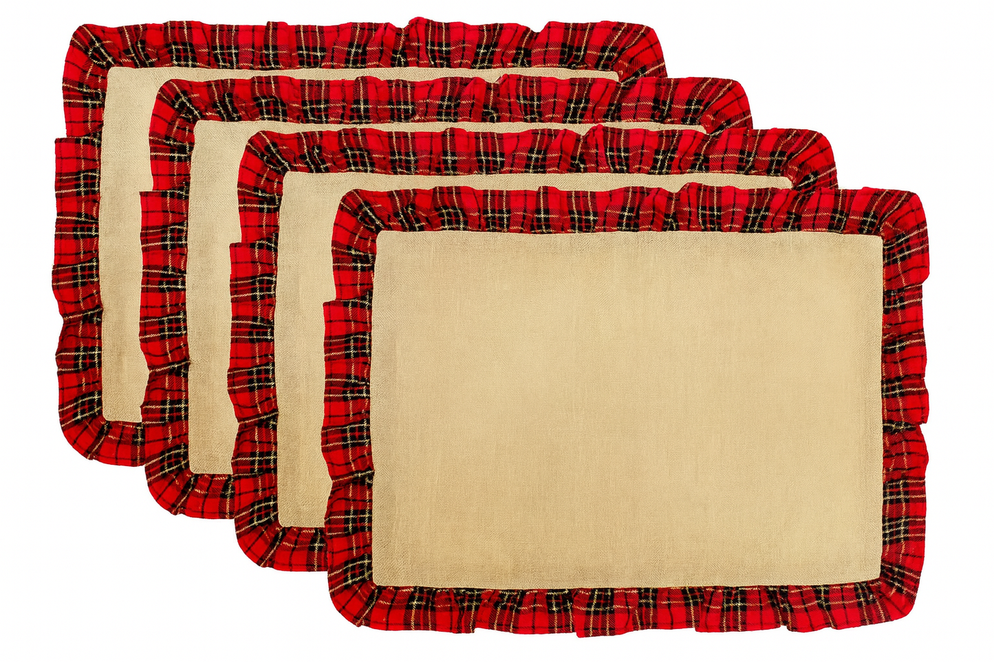 Ruffled Tartan Placemat