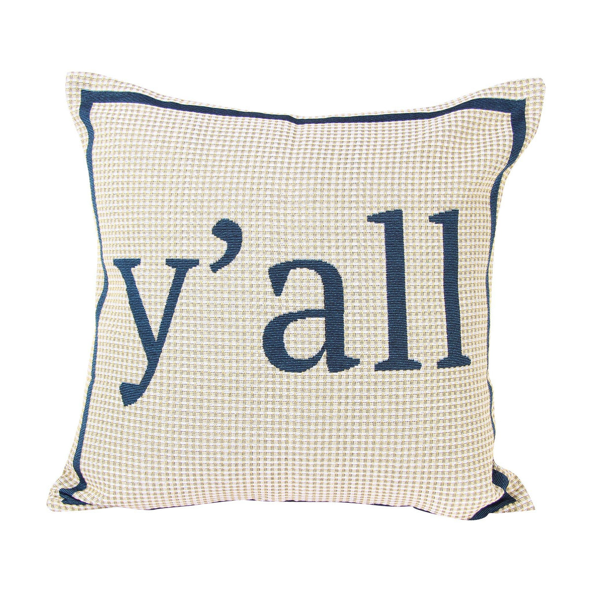 Plaid Y'all Pillow