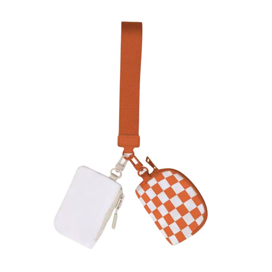 Checkered Wristlets