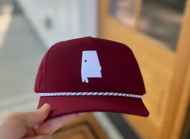 Embroidered Alabama Rope Hat