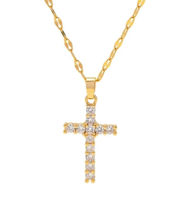 Sparkle Cross Necklace