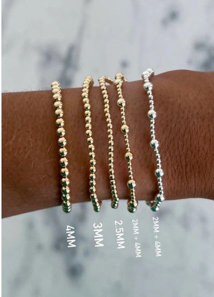 Gold Filled Beaded Bracelet