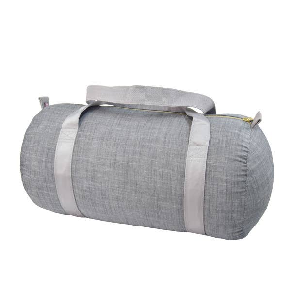 Grey Chambray Medium Duffel