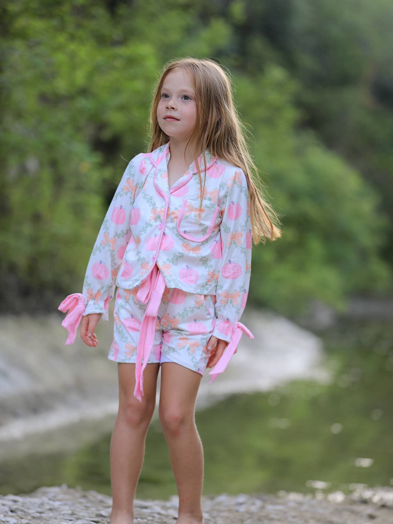 Mommy & Me Pumpkin PJ Set