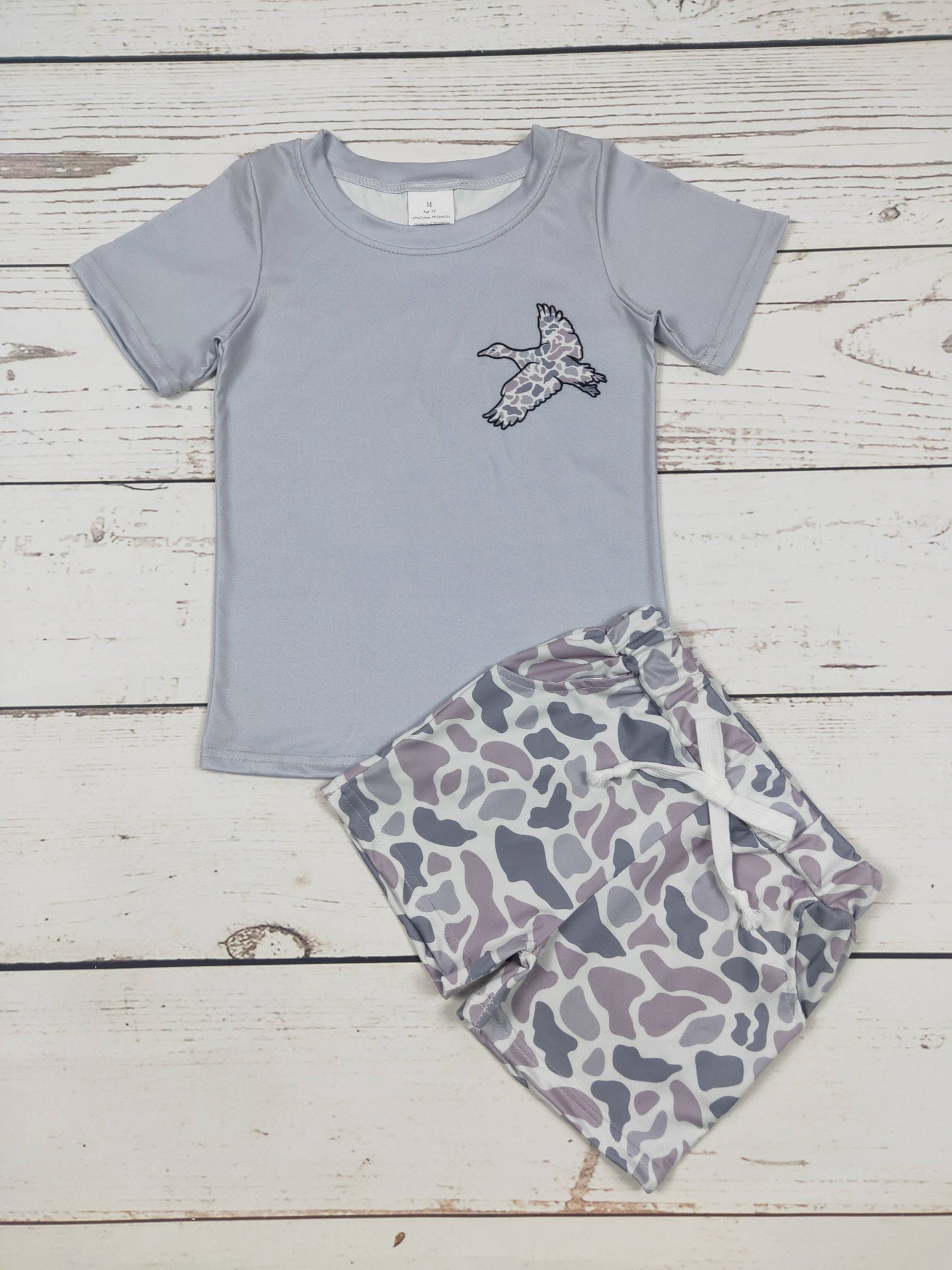 Duck Camouflage Shorts Set