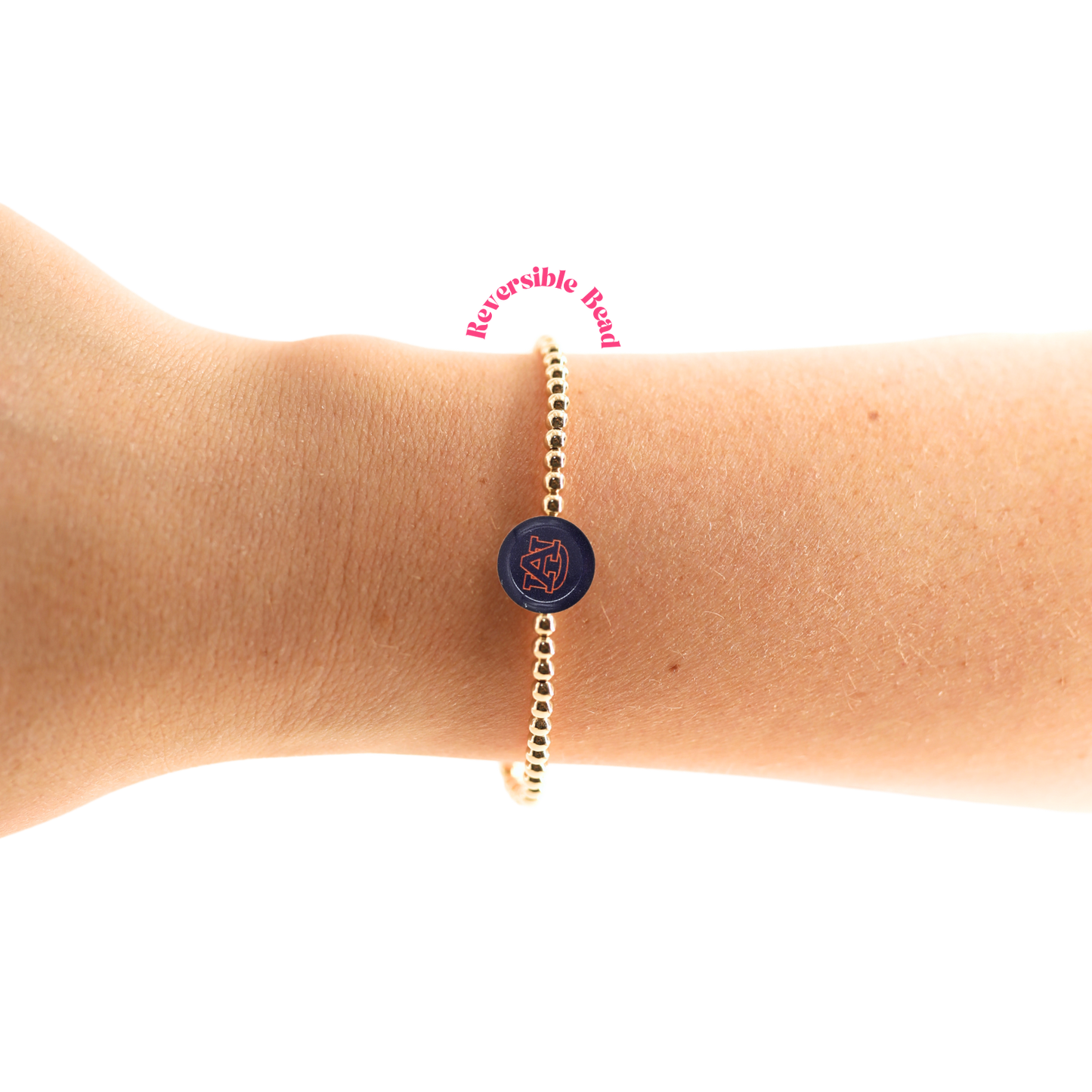 Auburn Flip + Sprinkle Bracelet 2Stack