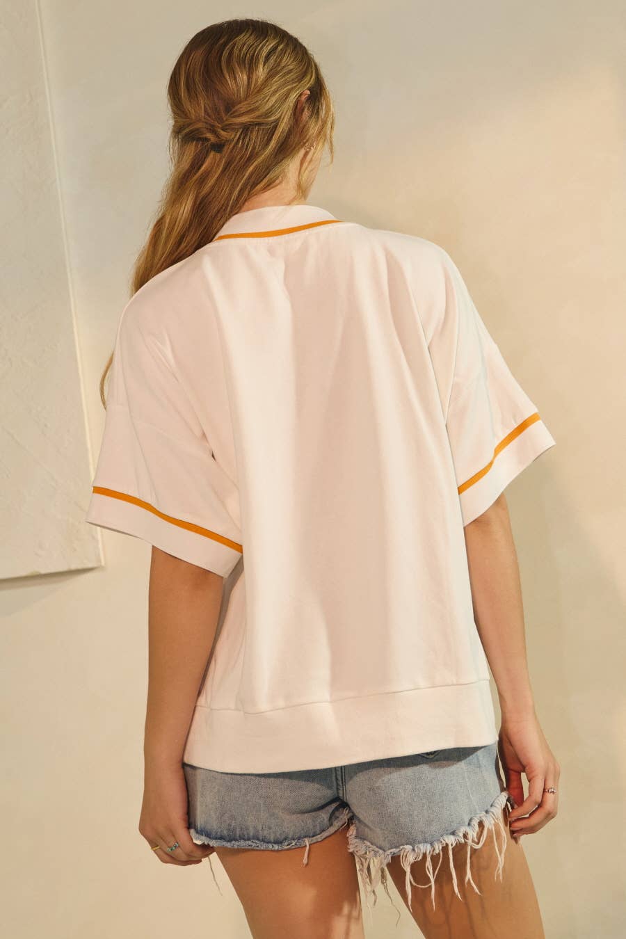 "T" Short Sleeve Sweatshirt
