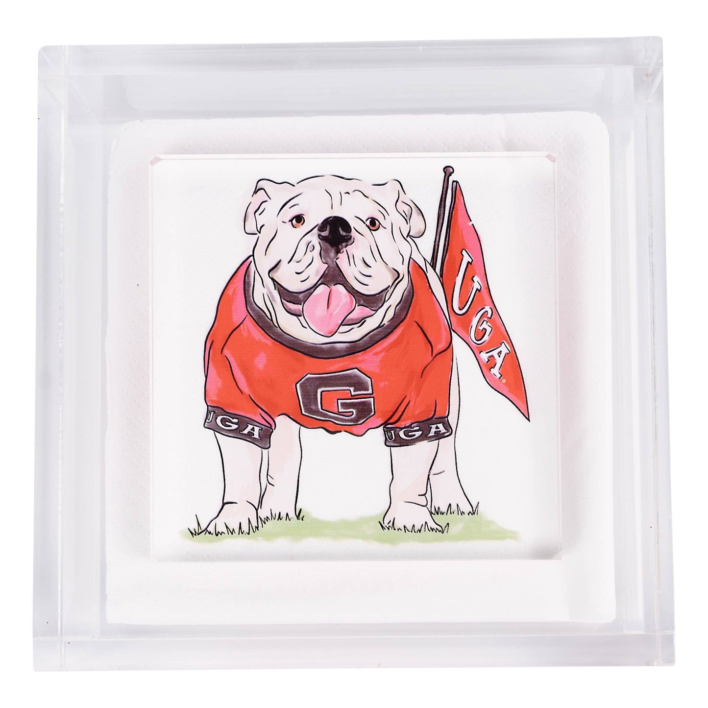 Georgia Mascot Napkin Weight