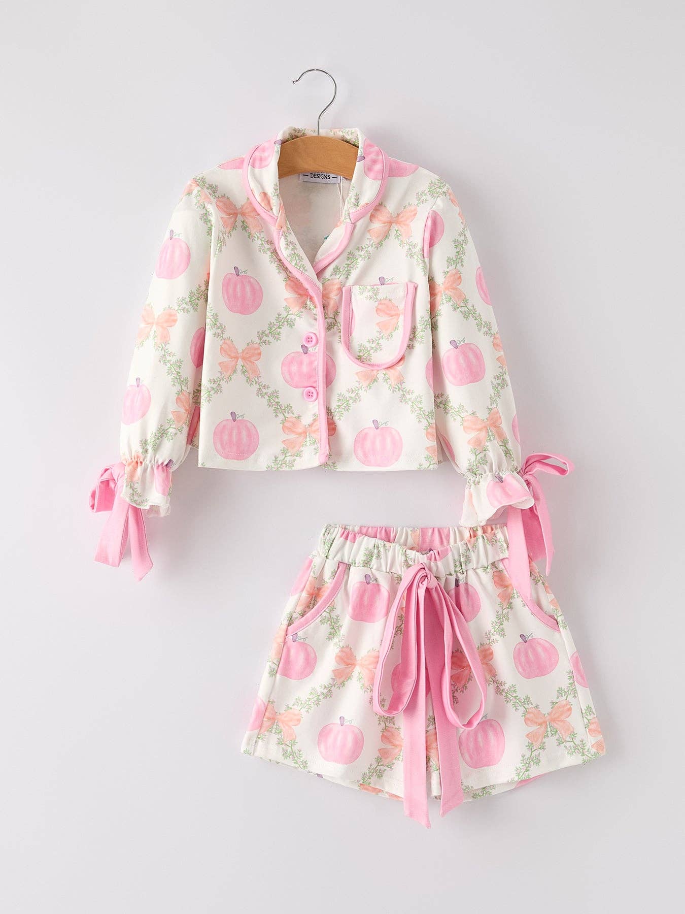 Mommy & Me Pumpkin PJ Set