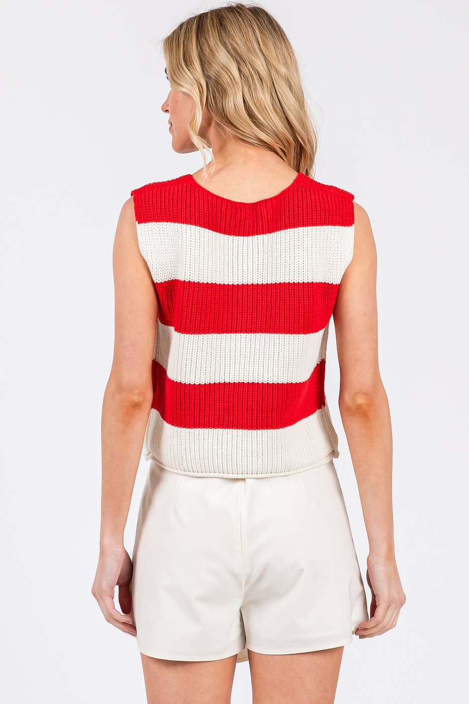 STRIPED SWEATER TOP