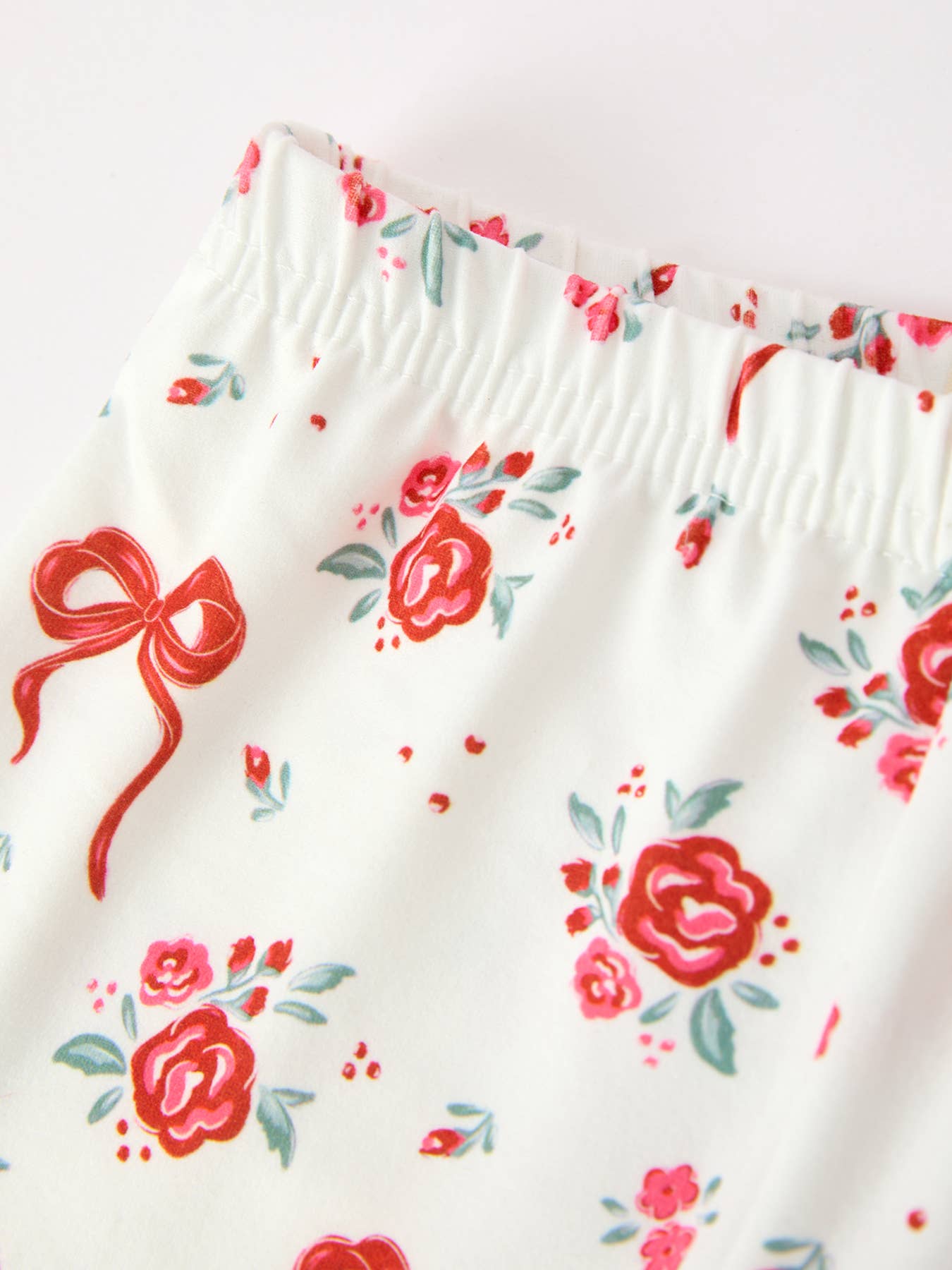 Ruffle Top & Bow Pants Set