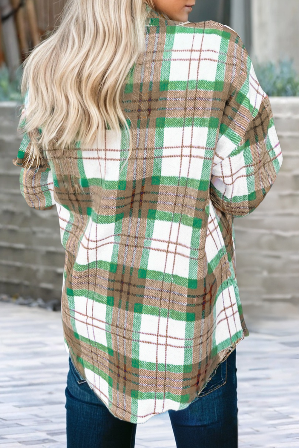 Christmas Plaid Flannel Shacket
